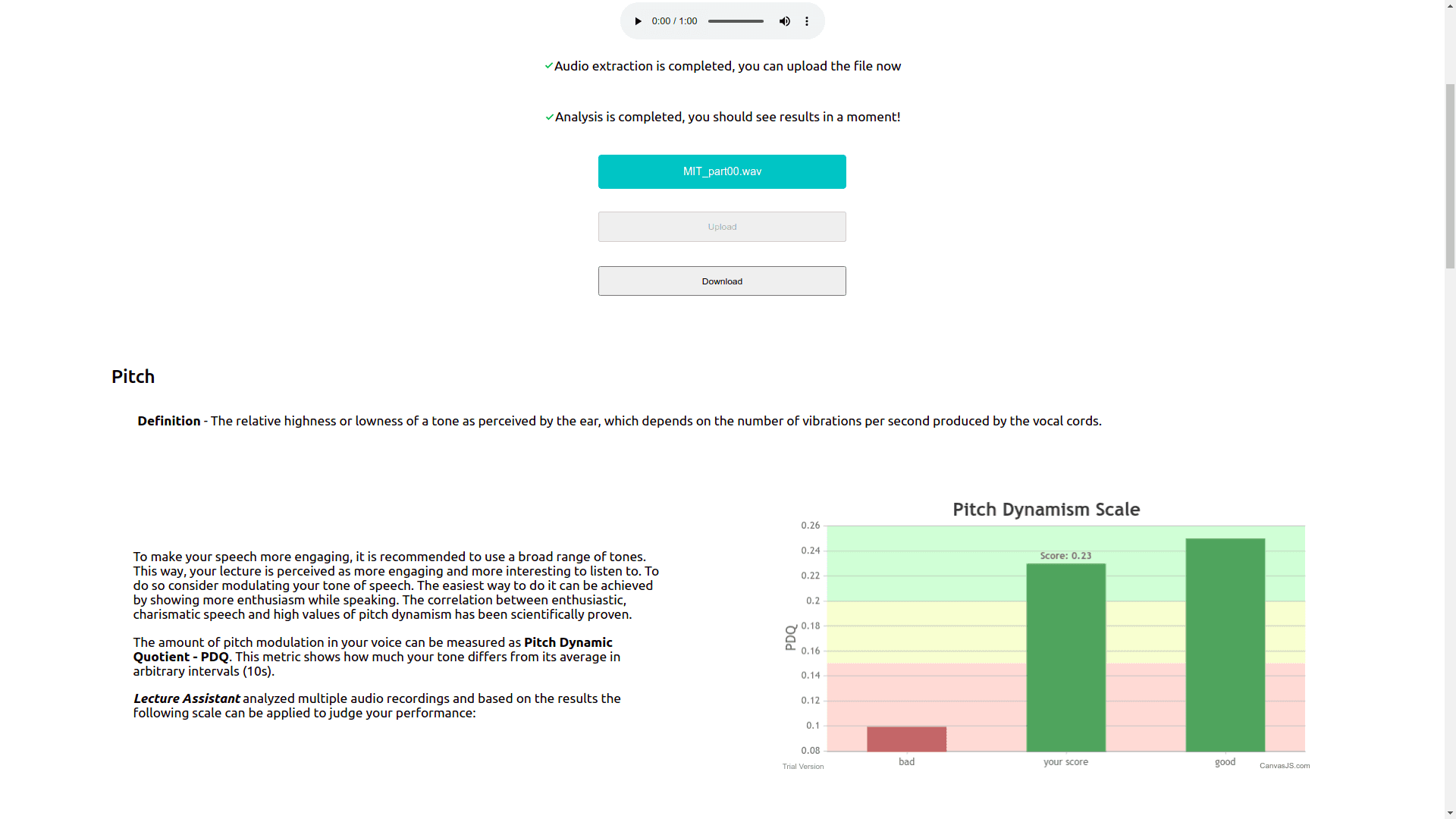 LectureAssistant screenshot