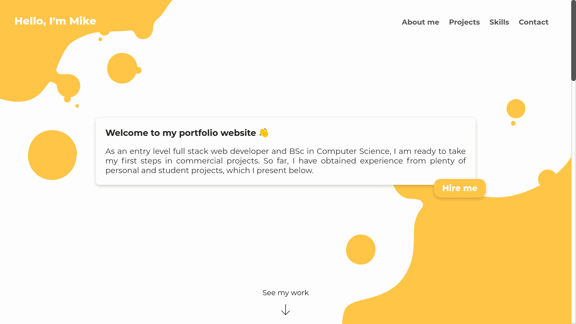 Portfolio screenshot